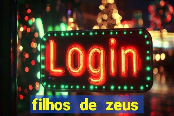 filhos de zeus mitologia grega